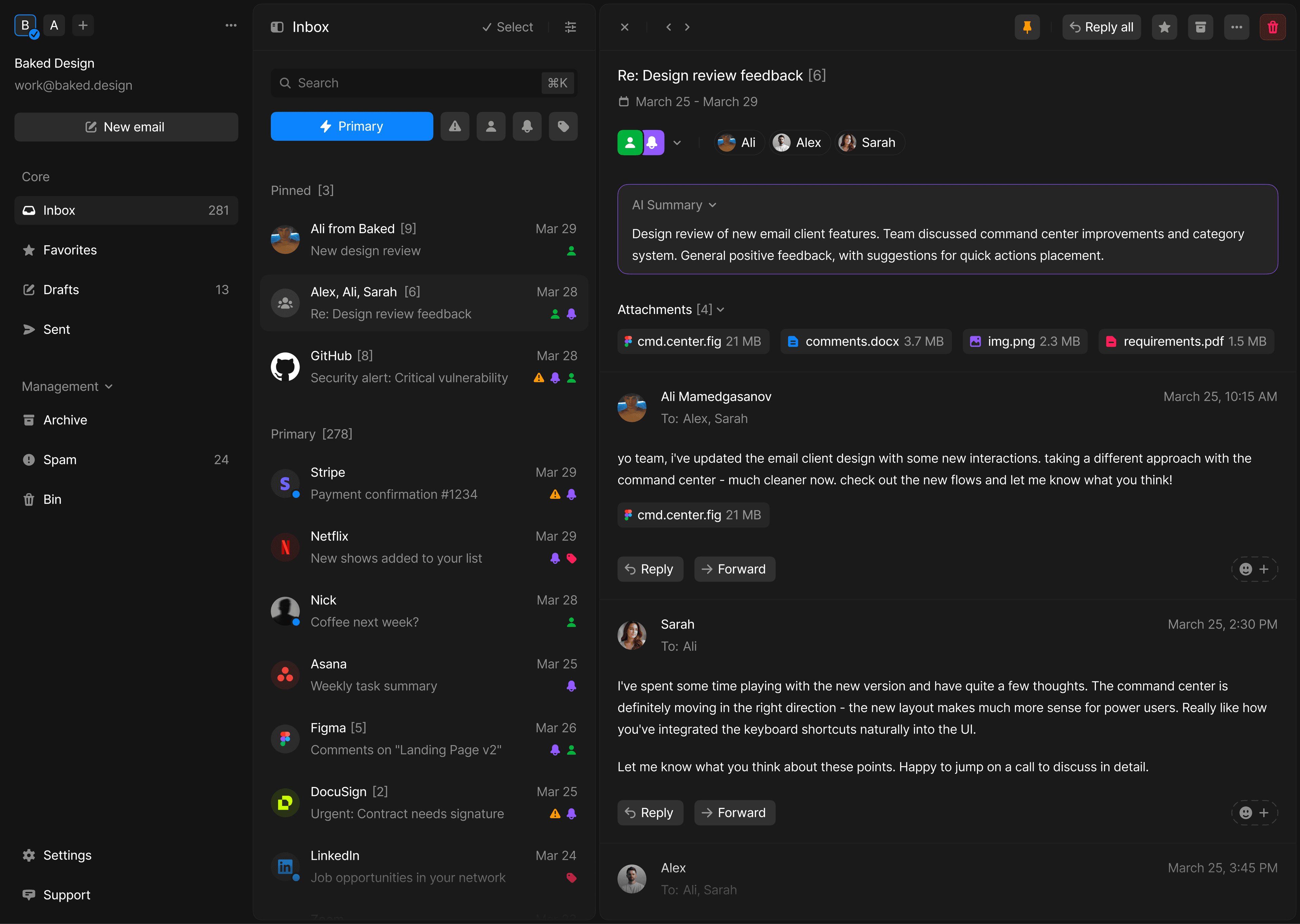 Dashboard preview