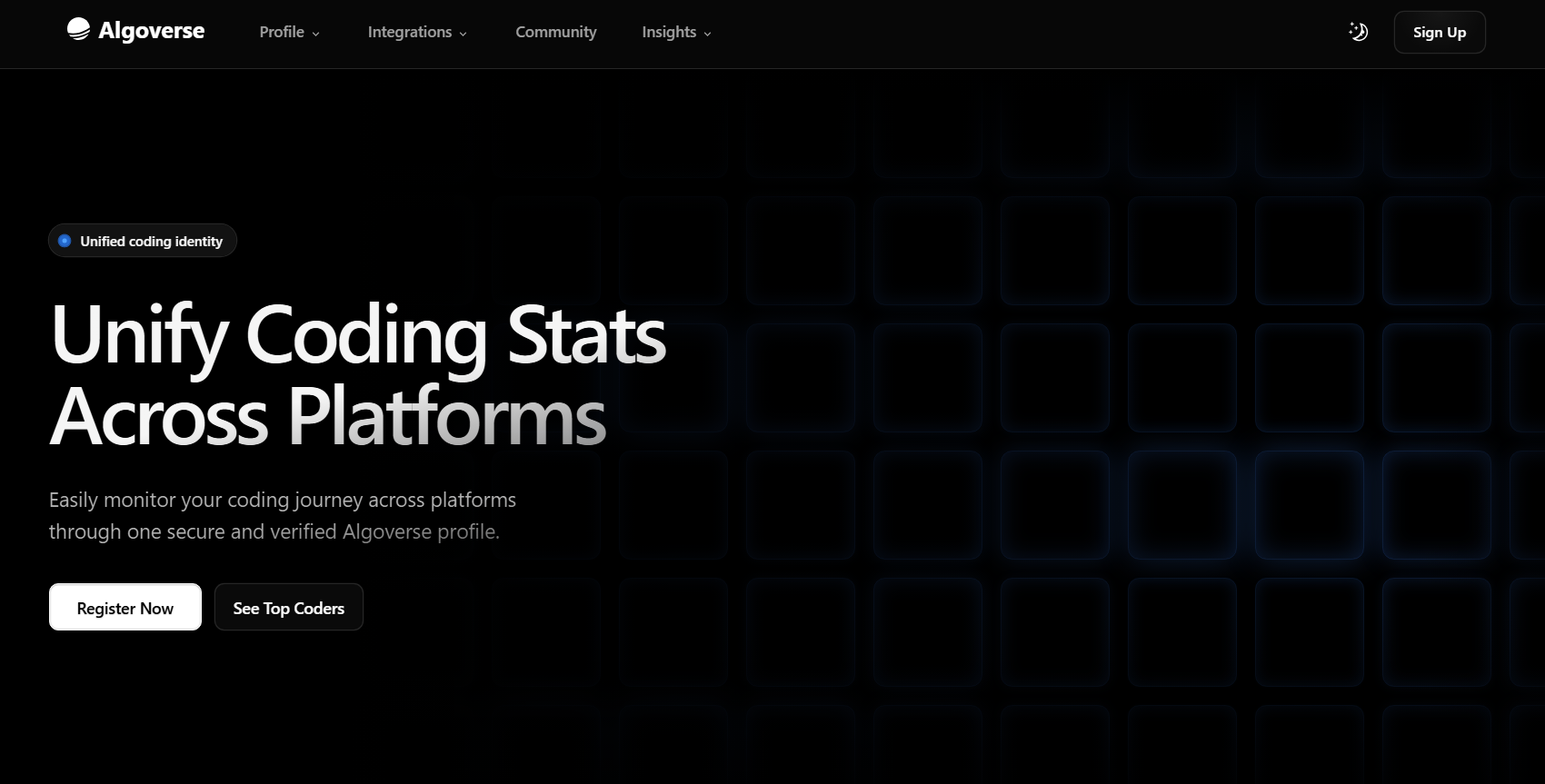 Algoverse Template preview