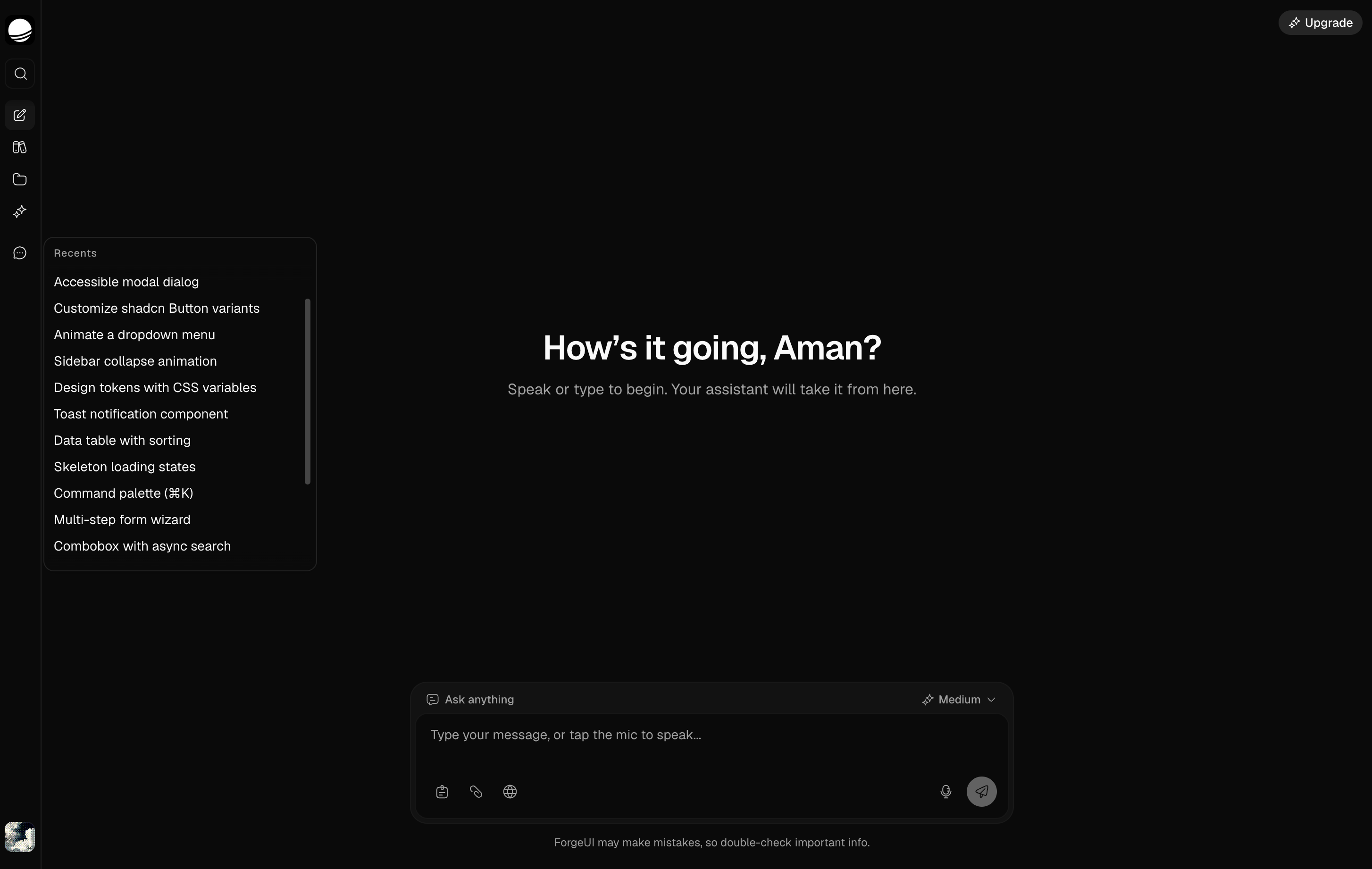 Chat Dashboard preview 2