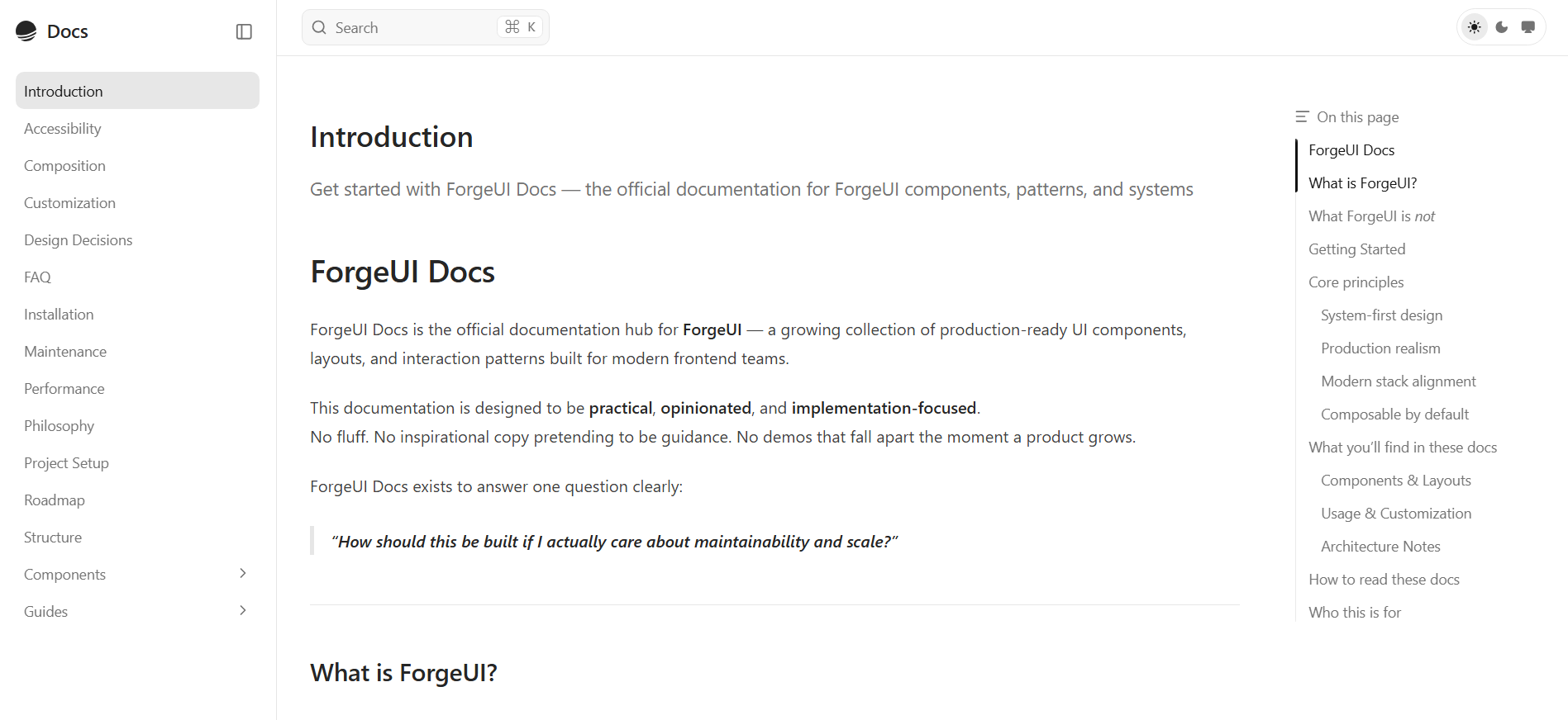 Docs Template view 2