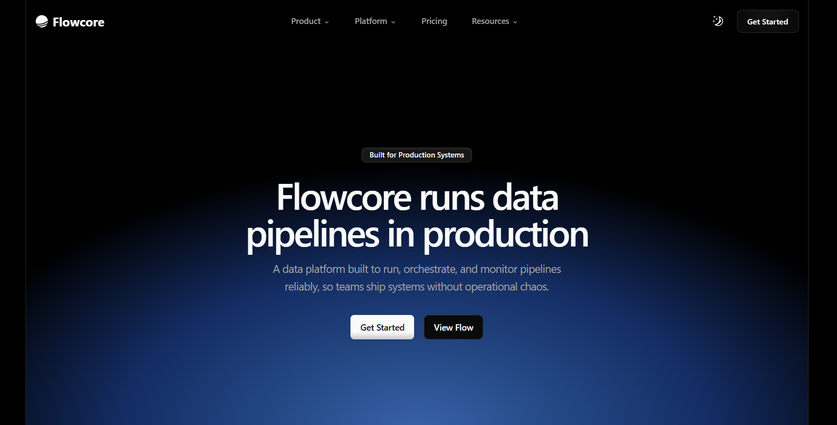 Flowcore Template preview
