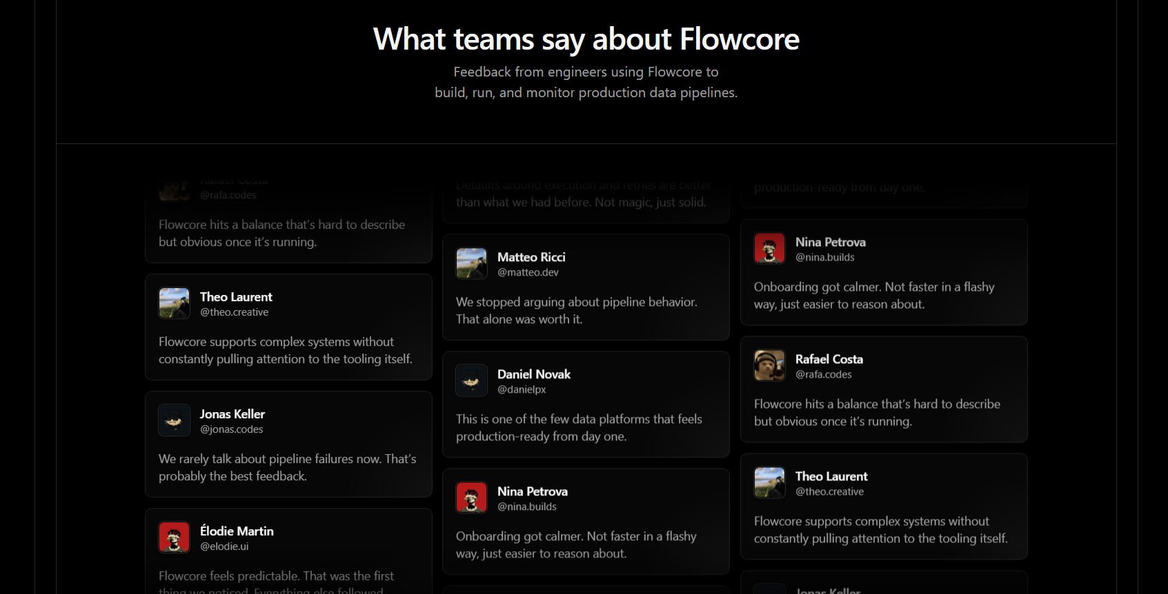 Flowcore Template view 3
