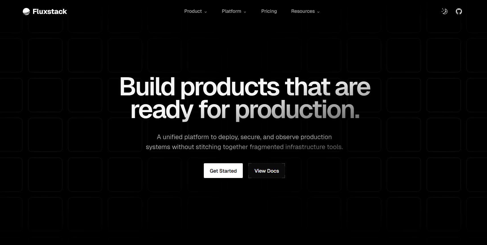 Fluxstack Template preview